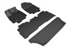 3D MAXpider L1HD09101509 - 2018-2020 Honda Odyssey Kagu 1st & 2nd & 3rd Row Floormats - Black