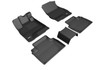 3D MAXpider L1HD10001509 - 2018-2019 Honda Clarity Plug-in Hybrid Kagu 1st & 2nd Row Floormats - Black