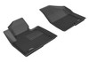 3D MAXpider L1HY01711509 - 2013-2019 Hyundai Santa Fe Sport/Santa Fe/Santa Fe Xl Kagu 1st Row Floormat - Black