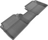 3D MAXpider L1HY01821509 - 2013-2017 Hyundai Elantra GT Kagu 2nd Row Floormats - Black