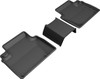 3D MAXpider L1HD10021509 - 2018-2019 Honda Clarity Plug-in Hybrid Kagu 2nd Row Floormats - Black