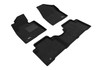 3D MAXpider L1HY01704709 - 13-18 Hyundai Santa Fe Sport Elegant 1st 2nd Row - Floor Mat Set (Black)