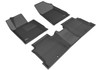3D MAXpider L1HY05101509 - 2015-2019 Hyundai Sonata/2016 Sonata Hybrid Kagu 1st & 2nd Row Floormats - Black