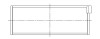 ACL 4B1925H-.25 - Acura B18C1/B18C5 VTEC 0.25mm Oversized High Performance Rod Bearing Set