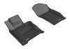 3D MAXpider L1IN01711509 - 2014-2017 Infiniti Q50 Kagu 1st Row Floormat - Black