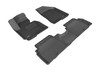3D MAXpider L1KA00701509 - 2011-2013 Kia Sportage Kagu 1st & 2nd Row Floormats - Black