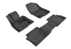 3D MAXpider L1MZ04301509 - 2014-2018 Mazda Mazda3 Kagu 1st & 2nd Row Floormats - Black