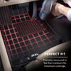 3D MAXpider L1TL00011509 - 2012-2014 Tesla Model S Kagu 1st Row Floormat - Black