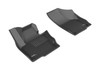 3D MAXpider L1VW02111509 - 2009-2019 Volkswagen Tiguan/Tiguan Limited Kagu 1st Row Floormat - Black
