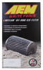 AEM Induction 21-2047BF - AEM Dryflow 3.5in. X 7in. Round Tapered Air Filter