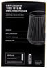 Airaid 702-458 - Universal Air Filter - Cone 4 x 7 x 4 5/8 x 7 w/ Short Flange - Blue SynthaMax