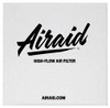 Airaid 725-476 - Universal Air Filter - Cone 6in FLG x 10-3/4x7-3/4in B x 4in T x 9in H - Synthaflow