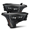 AlphaRex 880863 - 22-23 Toyota Tundra LUXX-Series Headlights Alpha-Blk w/White DRL - Req 810029 OR 810030