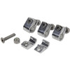 AllStar Performance ALL18323 - 2pc Alum Line Clamps 3/8in 4pk