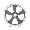 American Racing Wheels VN2155661 - Vn215 Classic Torq Thrust Ii 15X6 Mag Gray Machined Lip
