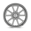 American Racing Wheels VN51081050412 - Vn510 Draft 18X10 Vintage Silver Diamond Cut Lip