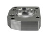 aFe Power 46-37005 - 00-03 Honda S2000 L4 2.0L Silver Bullet Throttle Body Spacer - Silver