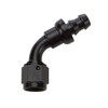 AllStar Performance ALL49443 - Pushlock Hose End Black 60 Deg Elbow -8