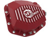 aFe Power 46-71190R - 20-23 Jeep Gladiator JT (Dana M220) Pro Series Rear Differential Cover Red w/ Machined Fins