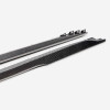 Anderson Composites AC-SS22CT5BW-ST - 22-23 Cadillac CT5 Blackwing Type-ST Carbon Fiber Rocker Panel Extensions