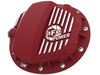 aFe Power 46-71140R - Pro Series GMCH 9.5 Rear Diff Cover Red w/ Machined Fins 19-20 GM Silverado/Sierra 1500