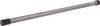 AllStar Performance ALL66355 - Axle Shaft - 35.5 in Long - 31 Spline Carrier - 24 Spline Drive Flange - Gun Drilled - Steel - Natural - Each