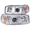 Anzo 111304 - 1999-2006 Gmc Sierra 1500 Projector Headlights w/ U-Bar Chrome