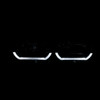 Anzo 111300 - 1988-1998 Chevrolet C1500 Crystal Headlights Chrome w/ Low - Brow