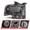 Anzo 111113 - 2007-2014 Ford Expedition Projector Headlights w/ Halo Black
