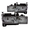 Anzo 111061 - 1988-1998 Chevrolet C1500 Crystal Headlights w/ Smoke Lens