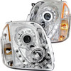 Anzo 111147 - 2007-2014 Gmc Yukon Projector Headlights w/ Halo Chrome (CCFL)
