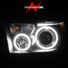 Anzo 111174 - 2007-2013 Toyota Tundra Projector Headlights w/ Halo Black (CCFL)