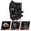 Anzo 111406 - 2011-2016 Ford F250 Projector Headlights w/ Plank Style Switchback Black w/ Amber