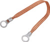 AllStar Performance ALL76330-12 - Copper Ground Strap 12in w/ 3/8in Ring Terminals