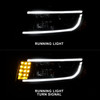 Anzo 111329 - 2014-2015 Jeep Grand Cherokee Projector Headlights w/ Plank Style Design Black
