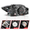 Anzo 121120 - 2005-2010 Scion Tc Projector Headlights w/ Halo Chrome (CCFL)