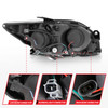 Anzo 121119 - 2005-2010 Scion Tc Projector Headlights w/ Halo Black (CCFL)