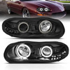 Anzo 121160 - 1998-2002 Chevrolet Camaro Projector Headlights w/ Halo Black
