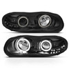 Anzo 121160 - 1998-2002 Chevrolet Camaro Projector Headlights w/ Halo Black