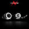 Anzo 121160 - 1998-2002 Chevrolet Camaro Projector Headlights w/ Halo Black