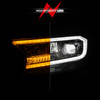 Anzo 111614 - 19-23 Ford Ranger Full LED Projector Headlights w/ Initiation & Sequential - Chrome