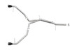 aFe Power 49-36419-B - 17-19 Audi A4 (L4-2.0L) MACH Force-Xp  Stainless Steel Axle-Back Exhaust System - Black Tip
