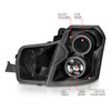 Anzo 121417 - 2003-2007 Cadillac Cts Projector Headlights w/ Halo Black (CCFL)