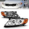 Anzo 121459 - 2011-2013 Kia Optima Projector Headlights w/ Halo Chrome (CCFL)