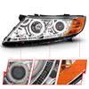 Anzo 121459 - 2011-2013 Kia Optima Projector Headlights w/ Halo Chrome (CCFL)