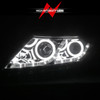 Anzo 121459 - 2011-2013 Kia Optima Projector Headlights w/ Halo Chrome (CCFL)