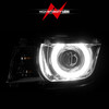 Anzo 121311 - 2010-2013 Chevrolet Camaro Projector Headlights w/ Halo Chrome (CCFL)