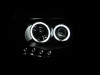 Anzo 121282 - 2005-2011 Toyota Tacoma Projector Headlights w/ Halo Black