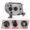 Anzo 121282 - 2005-2011 Toyota Tacoma Projector Headlights w/ Halo Black