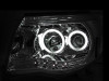 Anzo 121281 - 2005-2011 Toyota Tacoma Projector Headlights w/ Halos Chrome